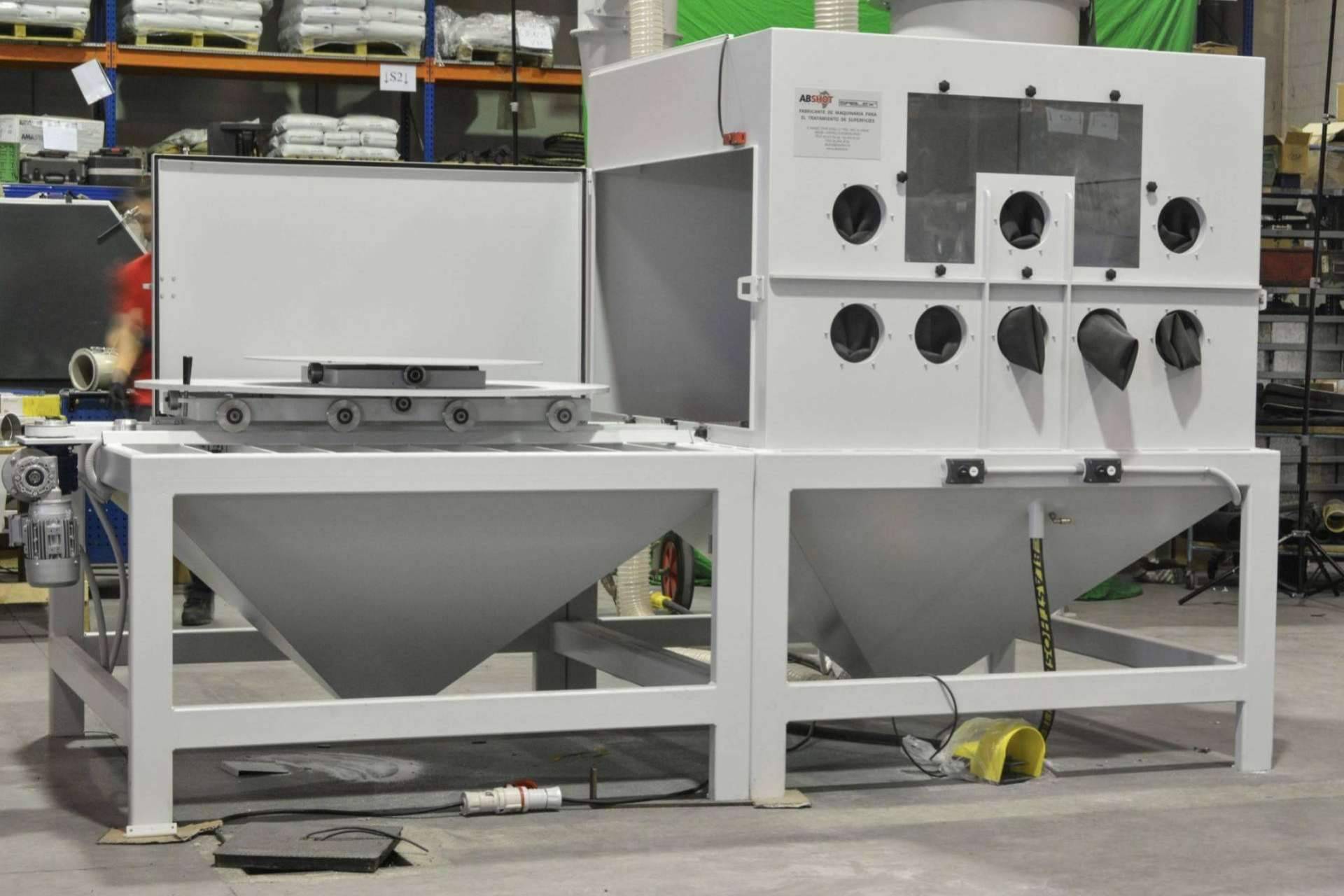 Los fabricantes de maquinaria por proyección, ABShot Tecnics S.L