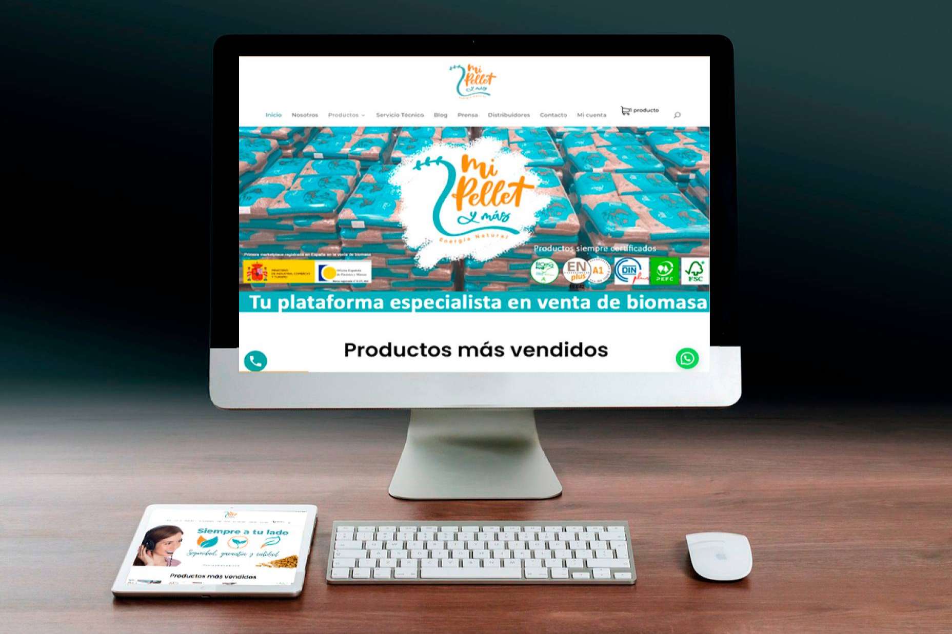 Mipelletymas.com, una plataforma especialista en venta de biomasa