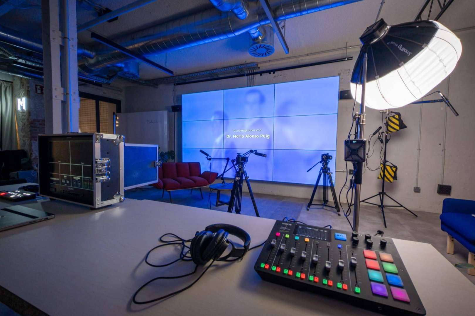 Mastermind ofrece soluciones integrales para eventos corporativos, rodajes y videopodcast en el centro de Madrid