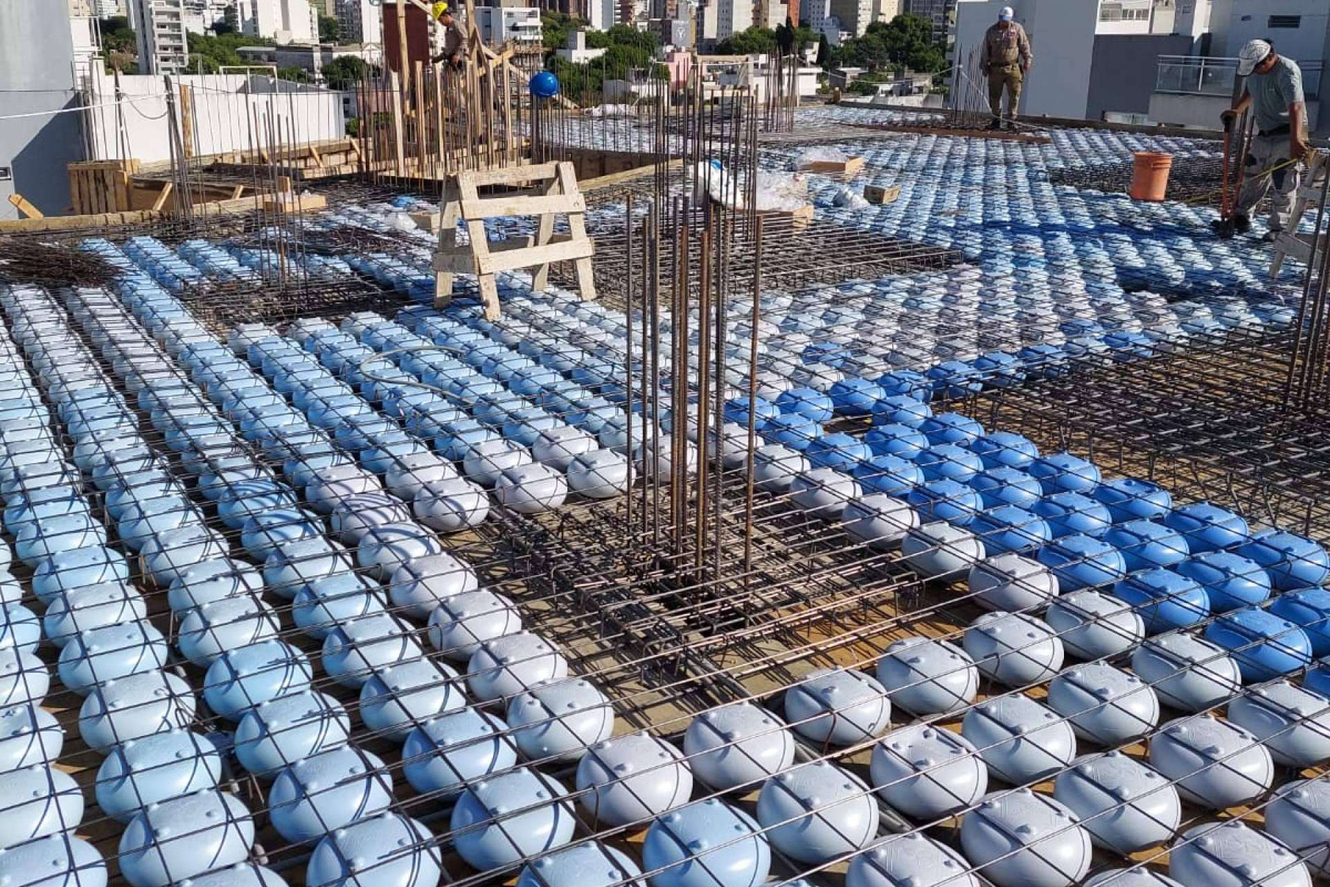PRENOVA propone los alivianadores de forjados como una opción sostenible para estructuras de hormigón