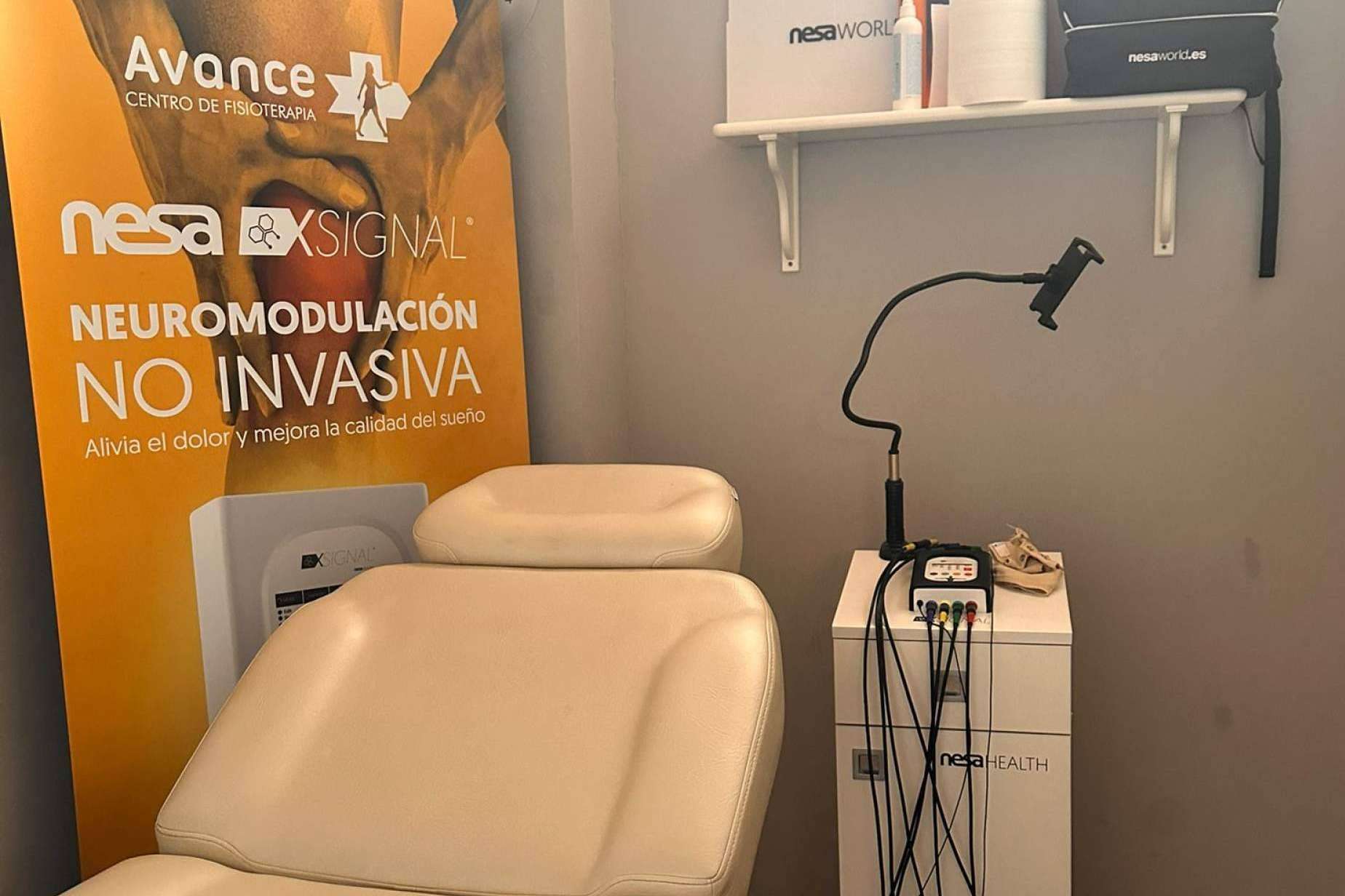 La clínica de Murcia CENTRO AVANCE cuenta con un avance en fisioterapia y bienestar general, el neuromodulador NESA