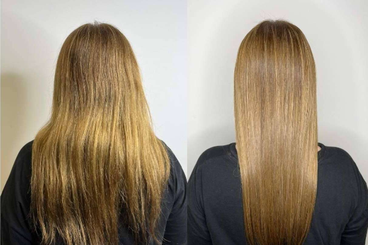 Tratamiento intensivo para el control volumen y brillo del pelo, con Keratin Europa