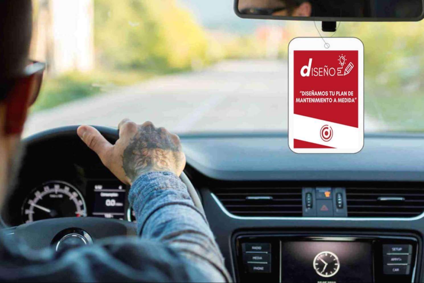 Una opción disponible en Publiambientador; los ambientadores para coche personalizados con publicidad