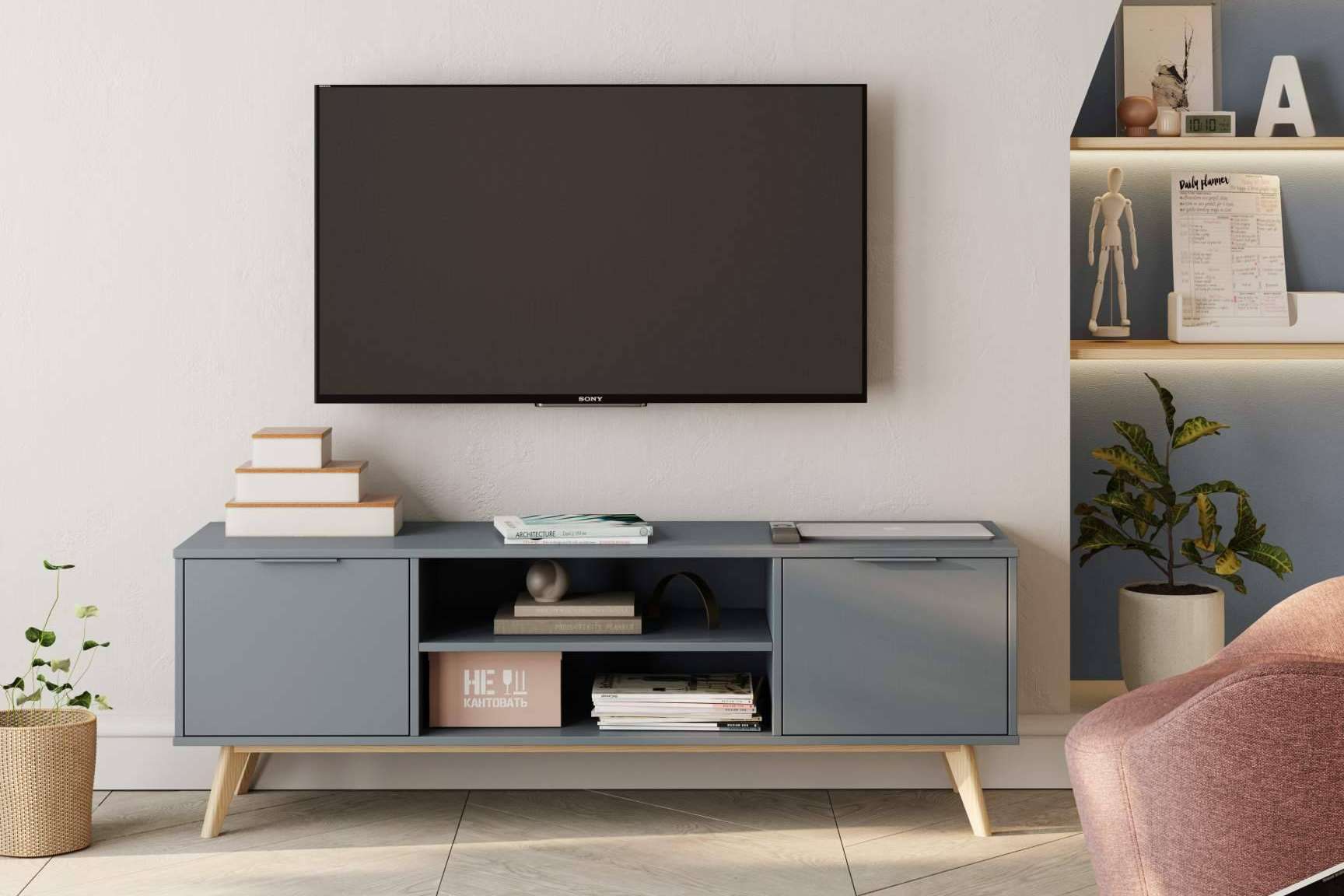 El mueble para televisión estético a la par que funcional