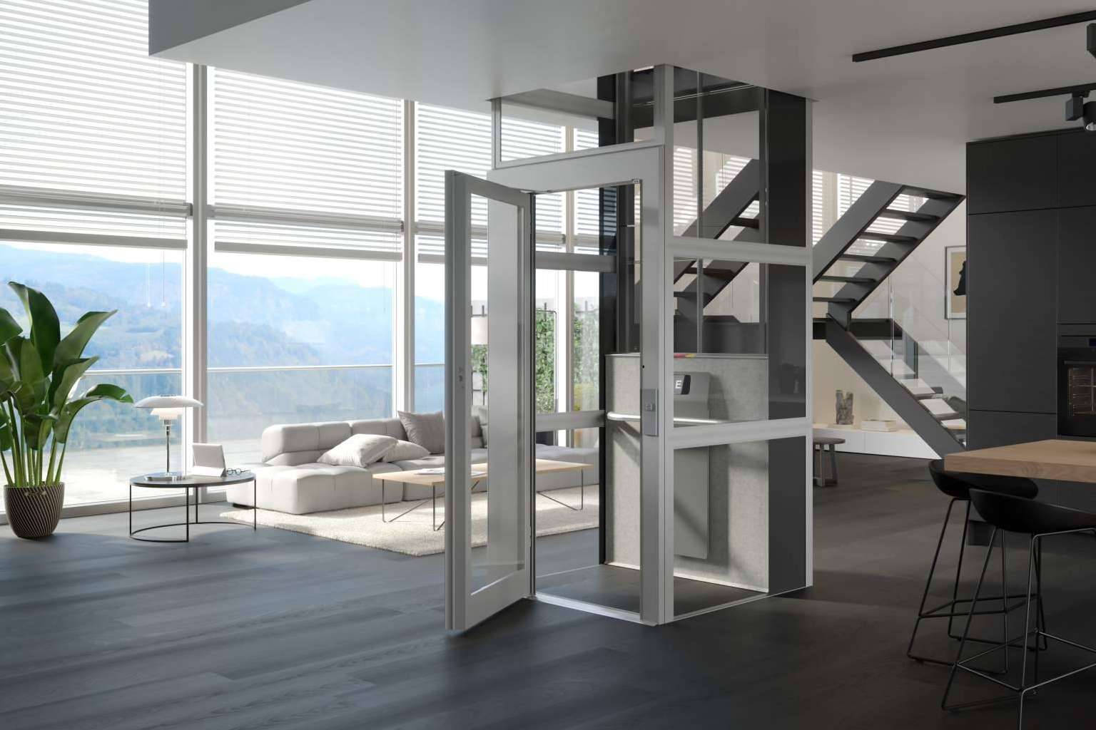 Diseño y calidad en ascensores para casas, con Cibes Lift