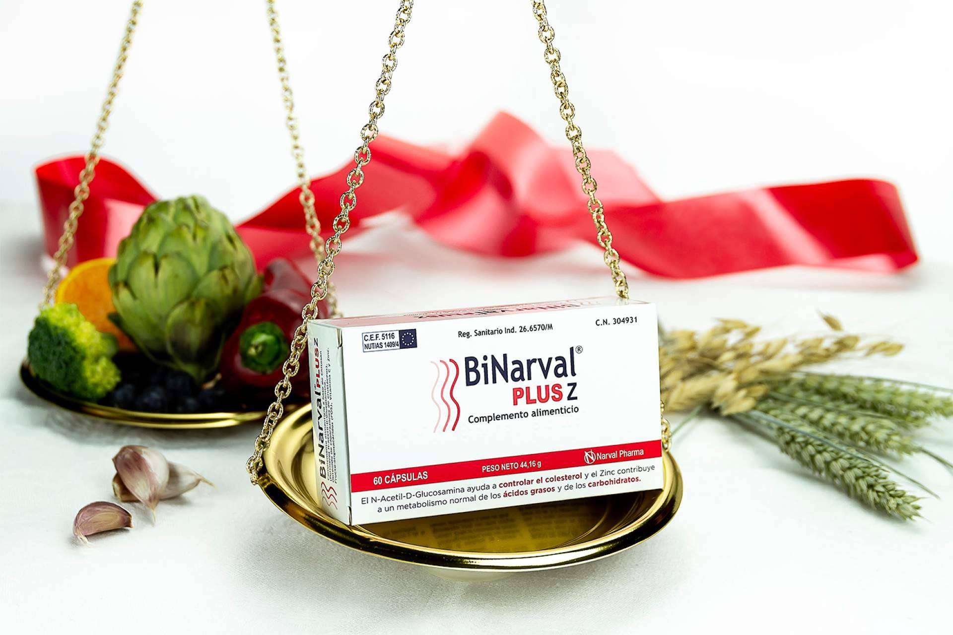 Binarval Plus Z, zinc y chitosán para el mantenimiento de peso y colesterol saludable