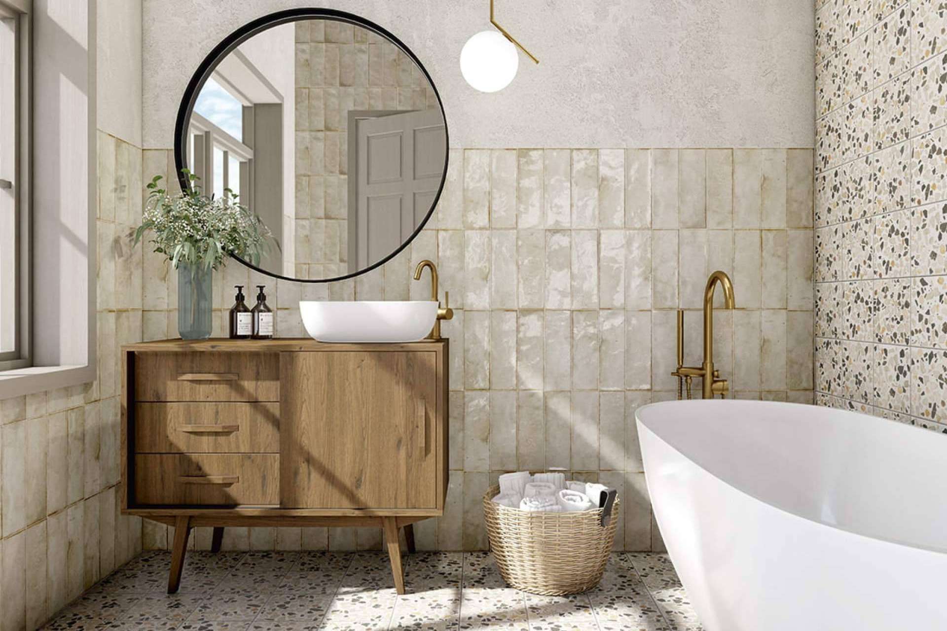 Baños con estilo, los azulejos más innovadores para 2025 según Interazulejo