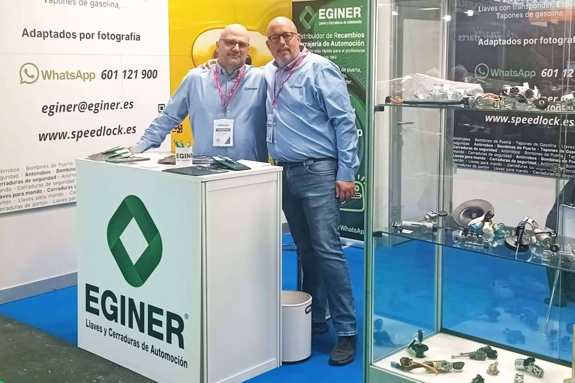 Miles de profesionales han visitado el stand de EGINER en Motortec 2025
