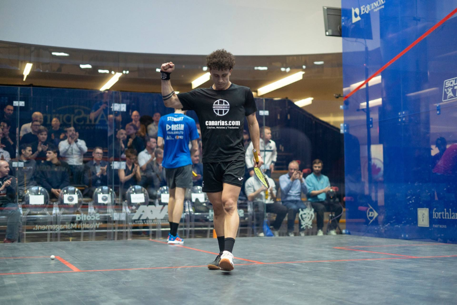 Iván Pérez; promesa del squash español. Un tinerfeño con el apoyo de su tierra