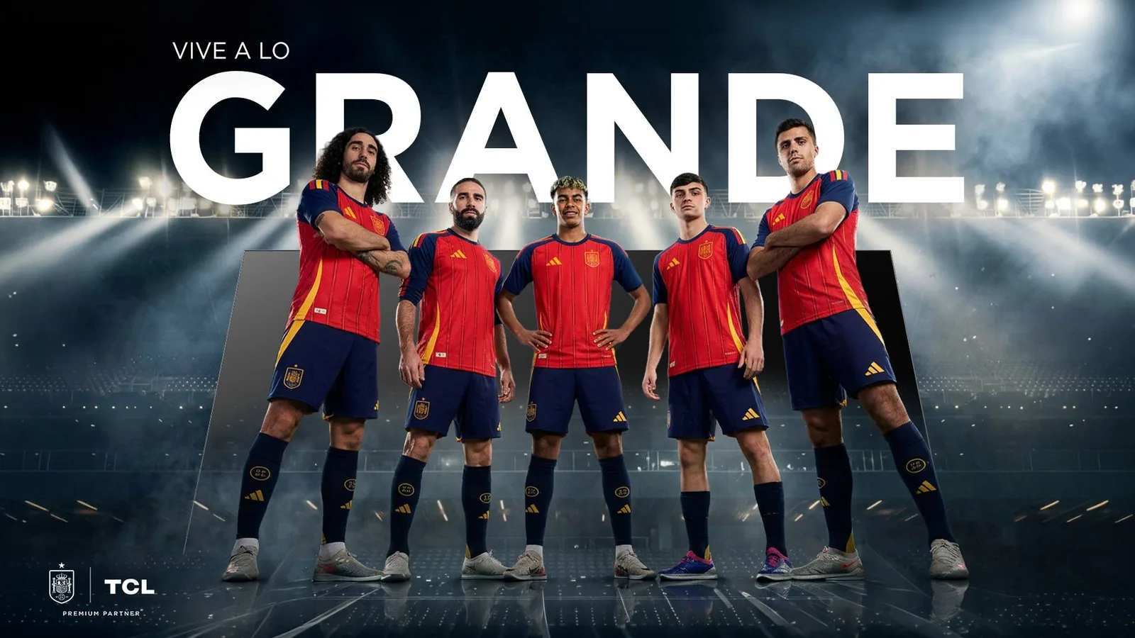 España busca la gloria; TCL lleva la emoción de la final al salón con una experiencia a la altura del momento