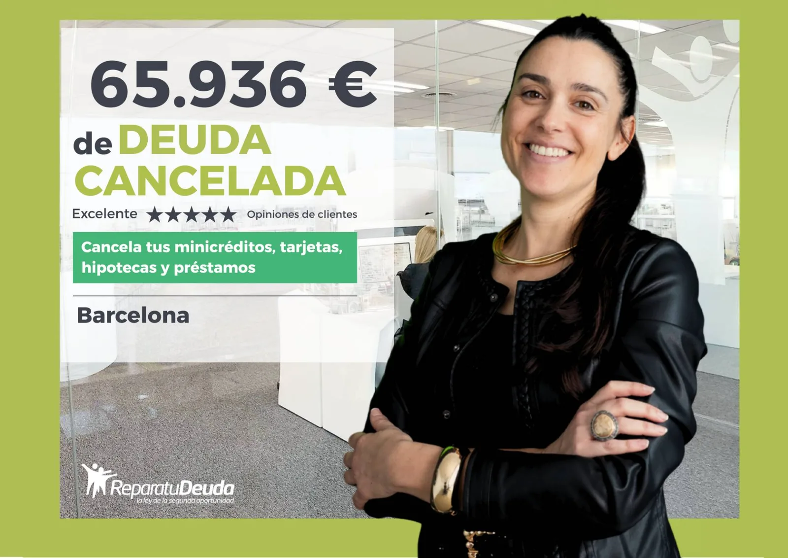 Repara tu Deuda Abogados consigue que un hombre de Barcelona deje atrás 65.936 € con la Ley de Segunda Oportunidad